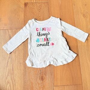 Jumping beans long sleeve shirt top size 12- 18 months